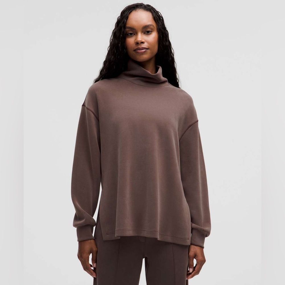 Lululemon Softstream Funnel-Neck Long Pullover - Small